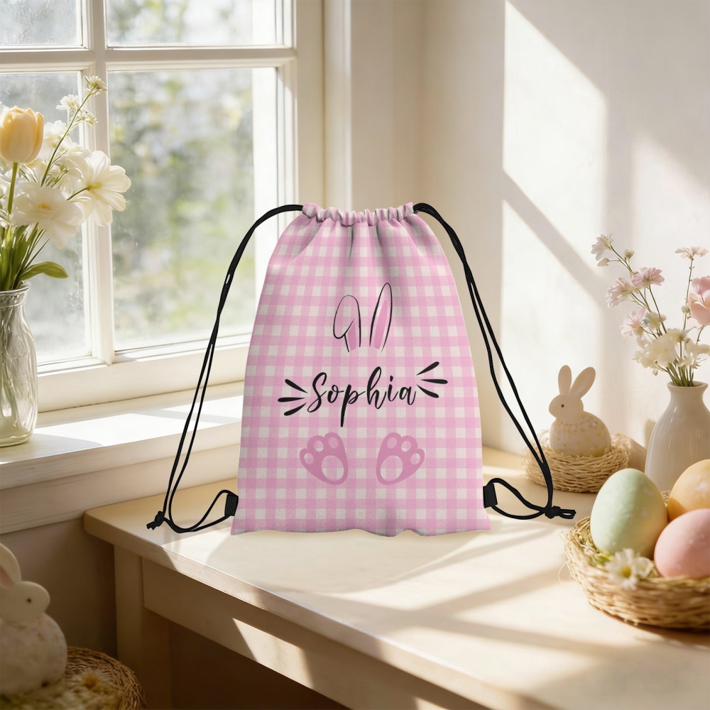 Personalized Easter Bunny Draw - Kids Outdoor Backpack ulasan dan harga