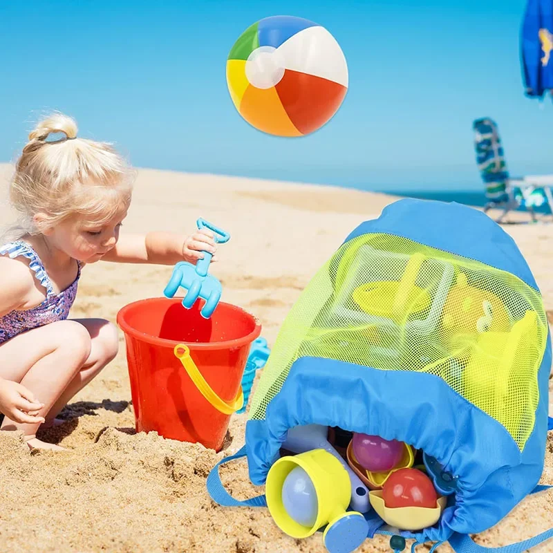 1Pcs Beach Bag Foldable Portab - Kids Outdoor Backpack ulasan dan harga