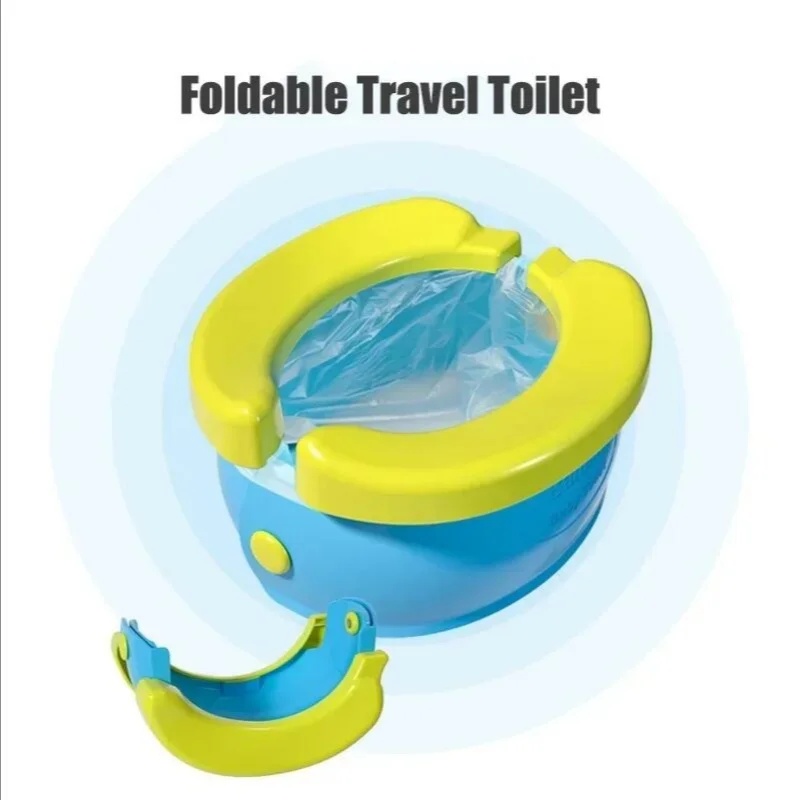 Portable Foldable Baby Potty T - Kids Outdoor Urinal ulasan dan harga