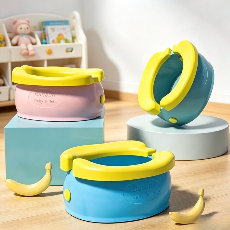 Portable Foldable Baby Potty T - Kids Outdoor Urinal ulasan dan harga
