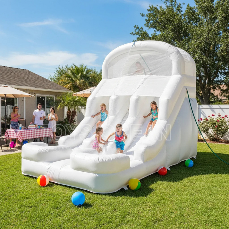 Kids Inflatable Water Slide Do - Kids Outdoor Inflatable Water Slide ulasan dan harga