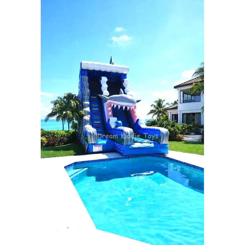Giant PVC Inflatable Water Sli - Kids Outdoor Trampoline ulasan dan harga