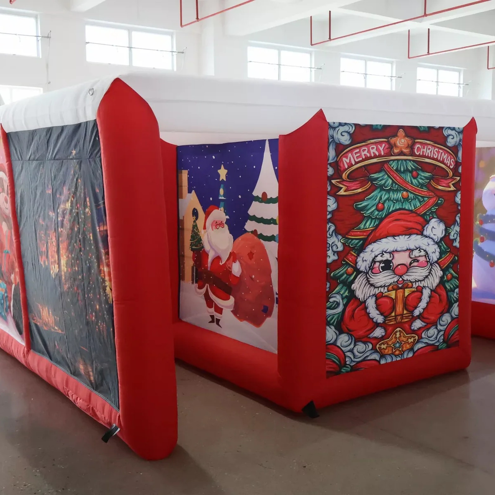 Outdoor Red Covered Inflatable - Kids Outdoor Party Venue ulasan dan harga
