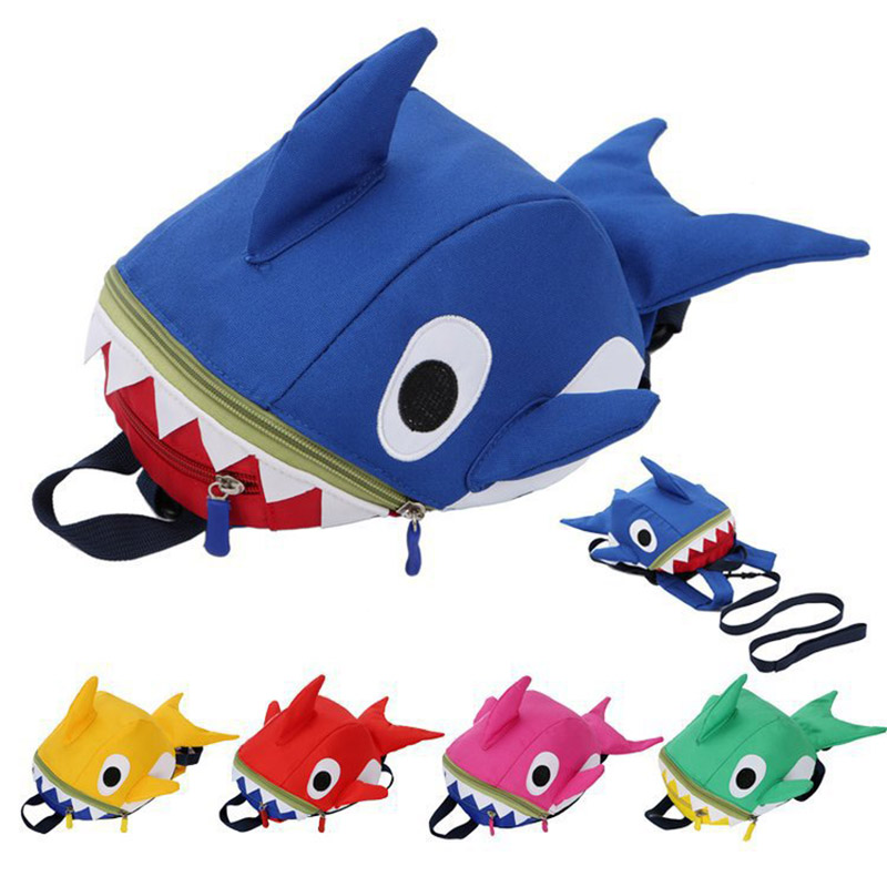 1Pcs Funny Cartoon Shark Backp - Kids Outdoor Backpack ulasan dan harga