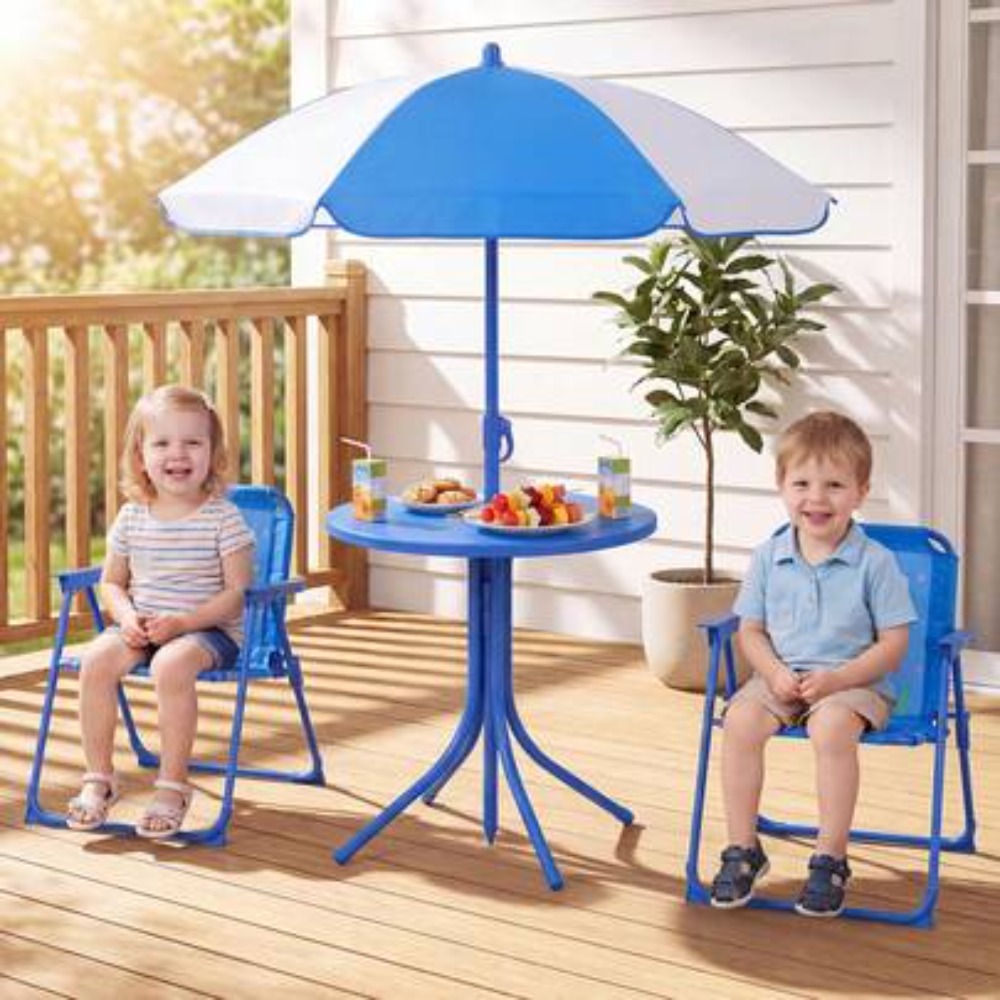 Childrens Picnic Table Outdoor - Kids Outdoor Table With Umbrella ulasan dan harga