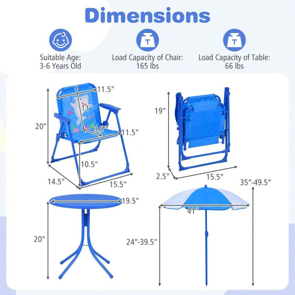 Childrens Picnic Table Outdoor - Kids Outdoor Table With Umbrella ulasan dan harga